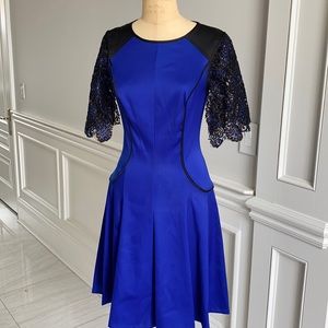 Custom Made Royal Blue Cocktail Dress